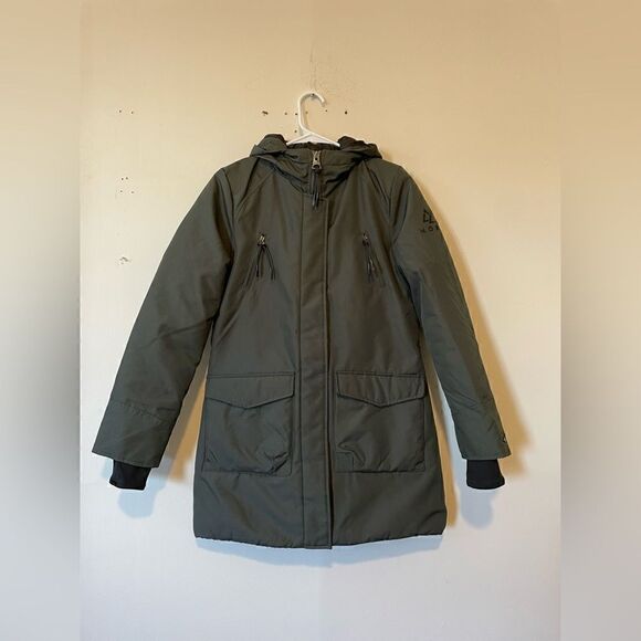 NWOT Norden Mika Oxford Padded Parka Coat Green Women’s - Picture 5 of 16